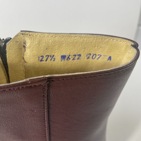 Besserro Ankle Boots Brown Leather Mens 8.5/27.5 Retro Business Professional - Picture 4 of 10